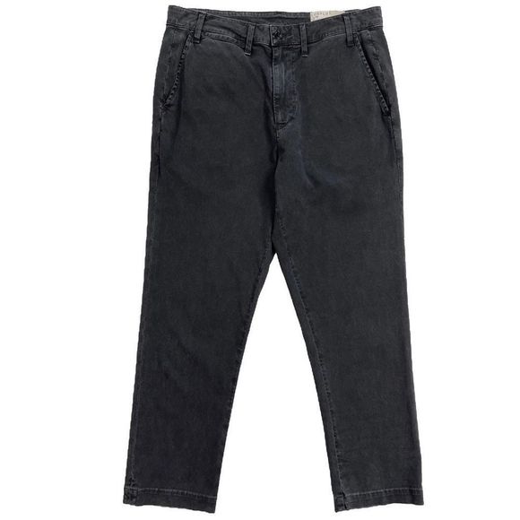 Citizens of Humanity Brooke Chino Pant Mid Rise Pockets Washed Black 27 - Picture 1 of 9